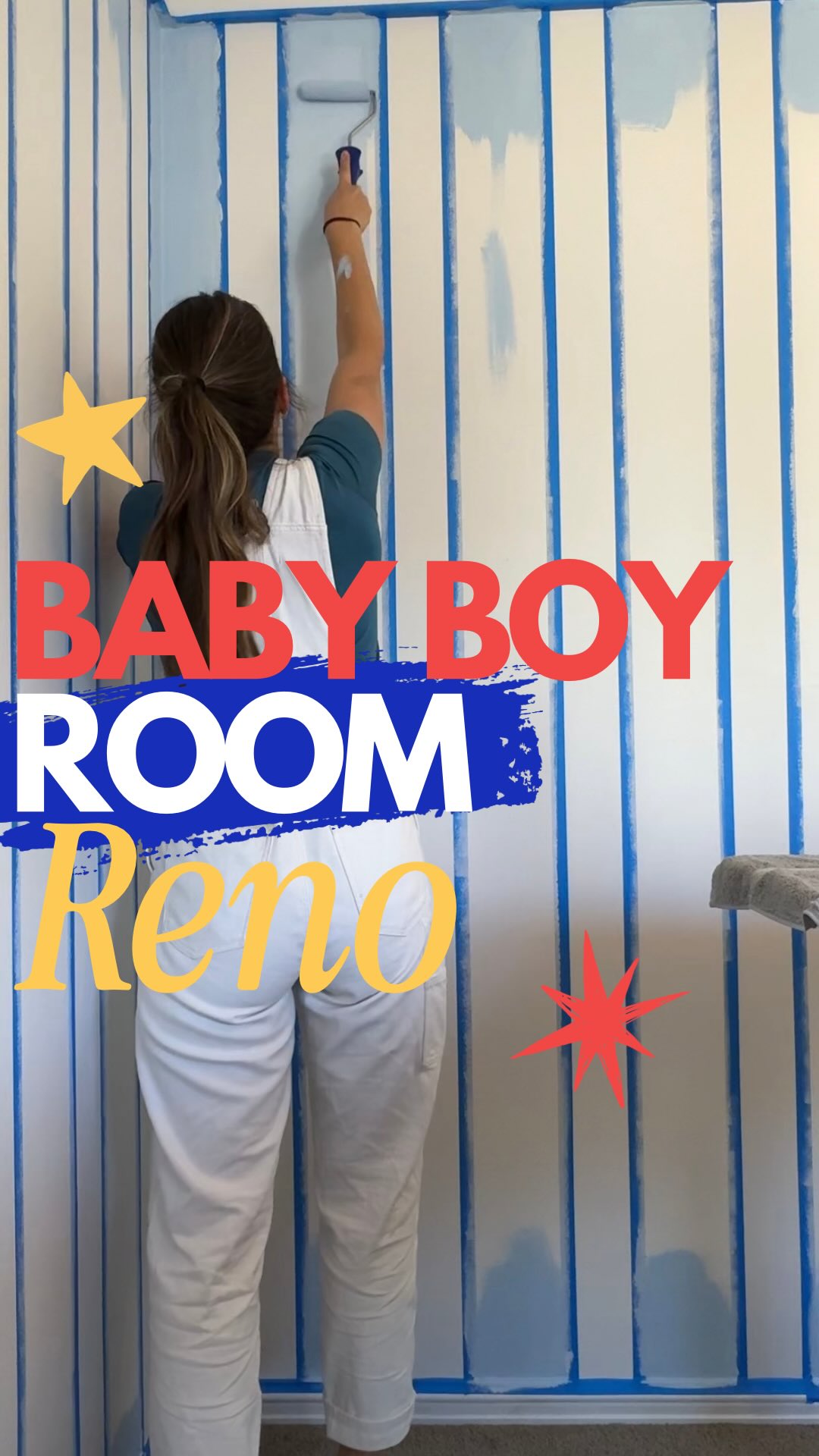 Colourful bedroom makeover Reel cover